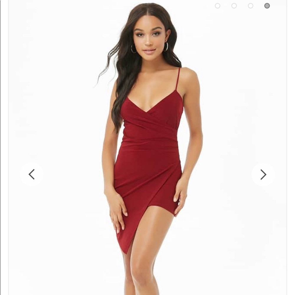 Cami surplice dress